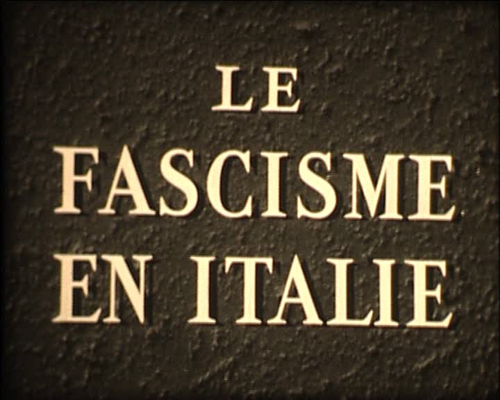 Fascisme en Italie (Le)