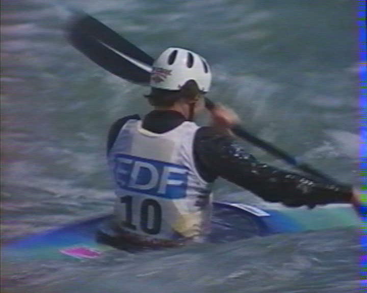 Une sélection d'images de la Coupe de France de kayak (slalom) en 1995