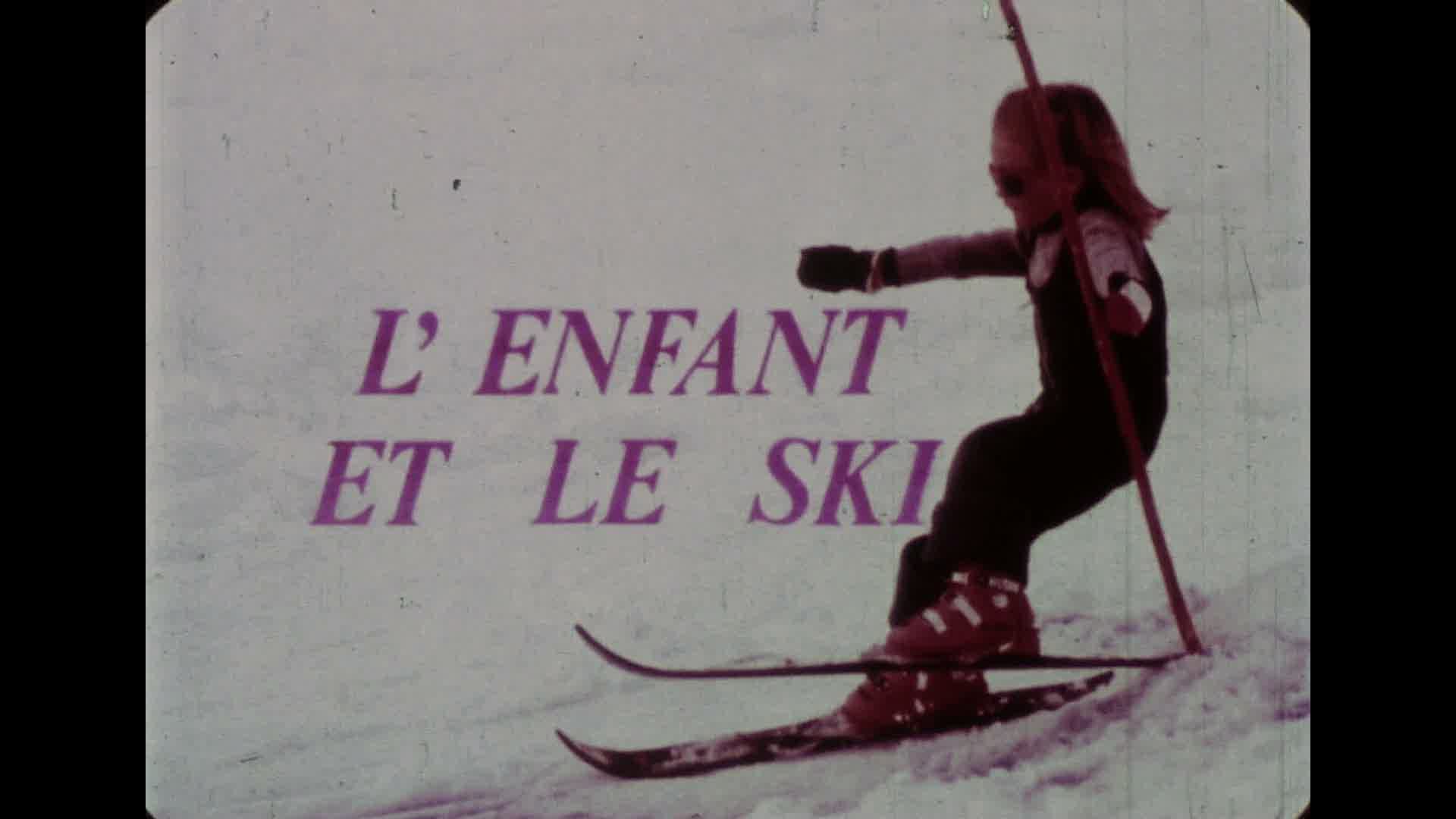 Enfant et le ski (L')