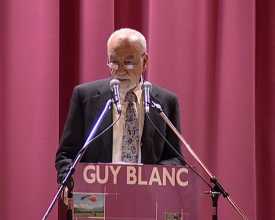 Meeting de Guy Blanc, candidat aux élections municipales de Gap