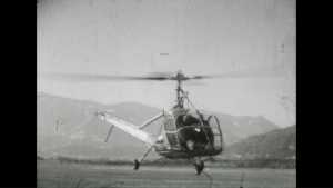 Démonstration de vol en hélicoptère