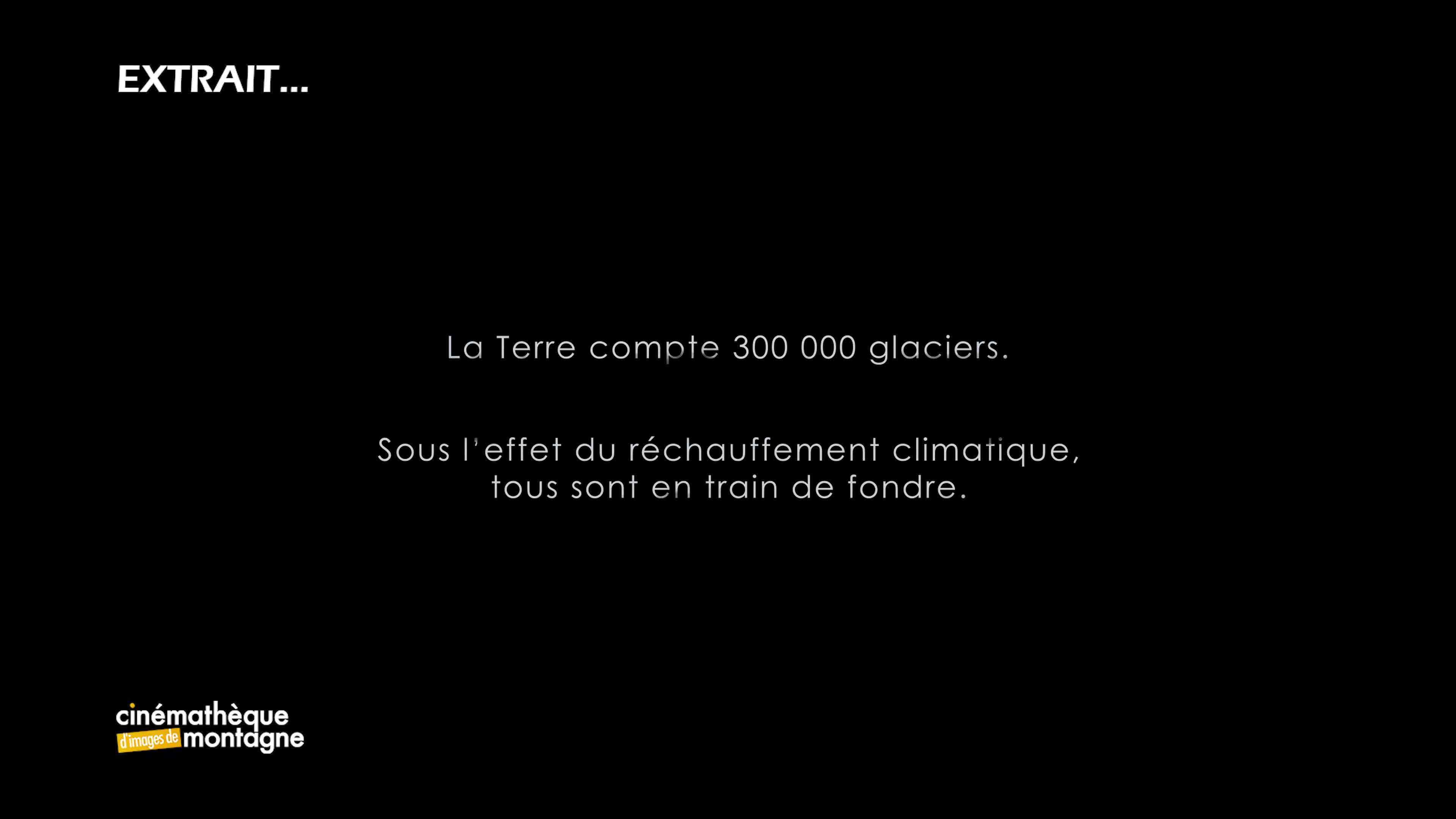 Après les glaciers